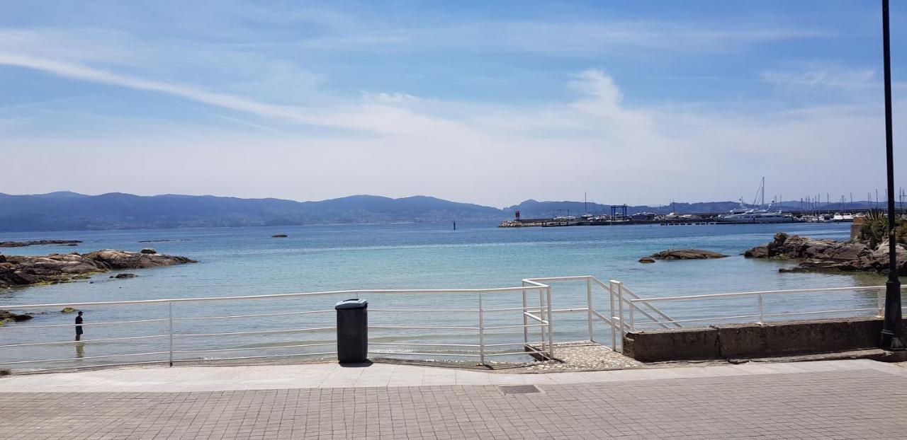 Piso Exterior A Escasos Metros De La Playa Panadeira Con Plaza De Garaje Lägenhet Sanxenxo Exteriör bild
